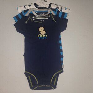 New Child Of Mine By Carter’s 3 Pack Baby Boy Bodysuits Size: Preemie.